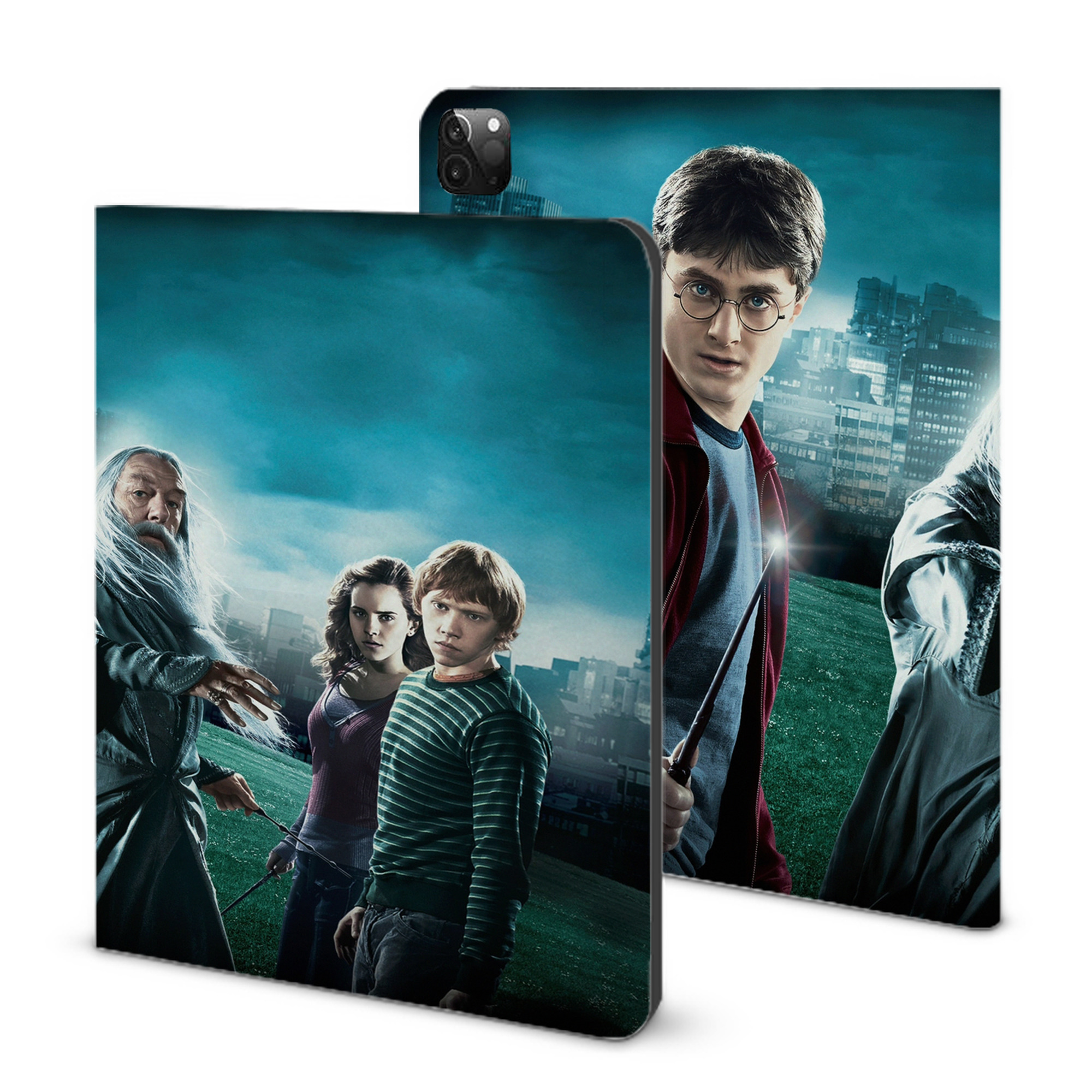 （画像用） Harry Potter ハリー・ポッターシリーズ IPadケース ペンホルダー付き ブックスタイルデザイン